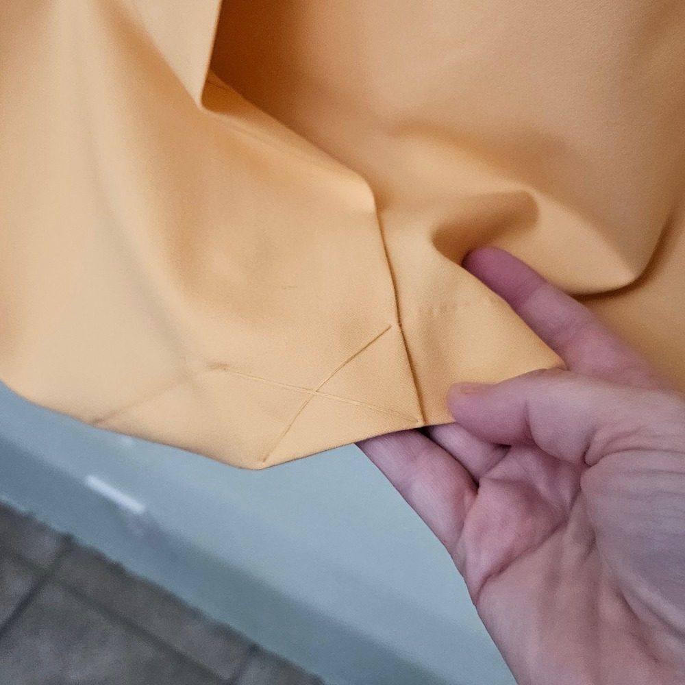 Midnight Velvet Skirt Suit Women 16 Peach Double Breasted Blazer Midi Set Career - Picture 11 of 13